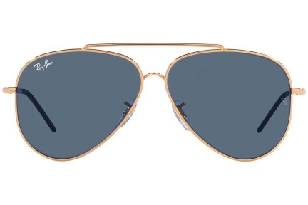 Ochelari de soare Ray-Ban Aviator Reverse RBR0101S 92023A Pilot Aurii