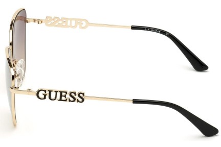 Ochelari de soare Guess GU7646 32C Cat Eye Aurii