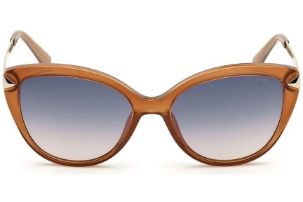 Ochelari de soare Guess GU7658 42B Cat Eye Portocalii