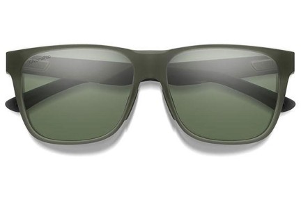 Ochelari de soare Smith LOWDOWNSTEEL B59/L7 Polarized Pătrați Verzi