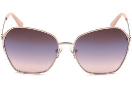 Ochelari de soare Guess GU7687 28C Oversize Aurii