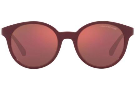 Ochelari de soare Emporio Armani EA4185 5077D0 Rotunzi Roșii