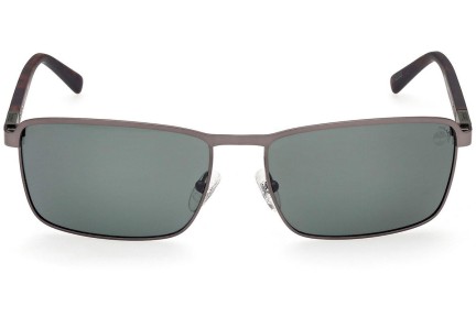 Ochelari de soare Timberland TB9272 07R Polarized Dreptunghiulari Gri