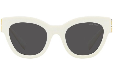 Ochelari de soare Miu Miu MU01YS 1425S0 Cat Eye Albi