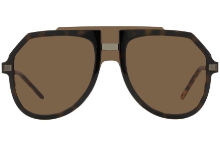 Ochelari de soare Dolce & Gabbana DG6195 502/73 Pilot Maro