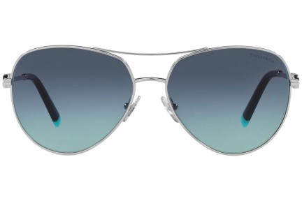 Ochelari de soare Tiffany & Co. TF3083B 60019S Pilot Argintii