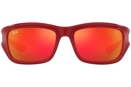 Ochelari de soare Ray-Ban RB4405M F6236Q Pătrați Roșii