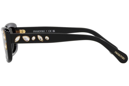 Ochelari de soare Swarovski SK6008 100187 Dreptunghiulari Negri