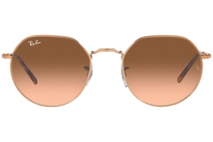 Ochelari de soare Ray-Ban Jack RB3565 9035A5 Rotunzi Maro