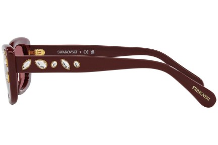 Ochelari de soare Swarovski SK6008 100869 Dreptunghiulari Roșii