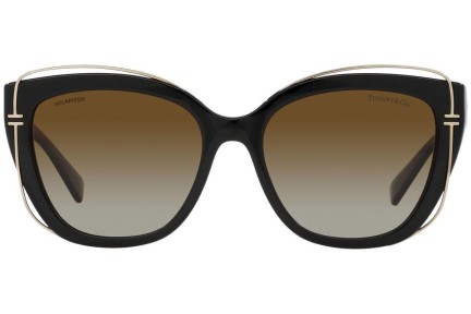 Ochelari de soare Tiffany & Co. TF4148 8364T5 Polarized Cat Eye Negri