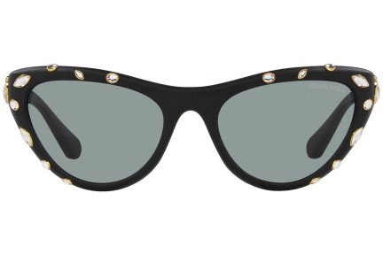 Ochelari de soare Swarovski SK6007 1020/1 Cat Eye Negri