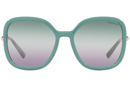 Ochelari de soare Tiffany & Co. TF4202U 8379EL Oversize Verzi