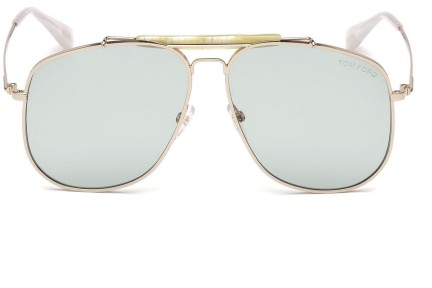 Ochelari de soare Tom Ford Connor FT0557 28V Pilot Aurii