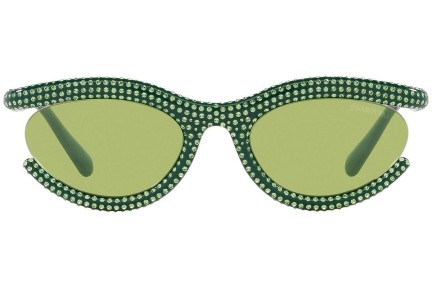 Ochelari de soare Swarovski SK6006 103430 Ovali Verzi