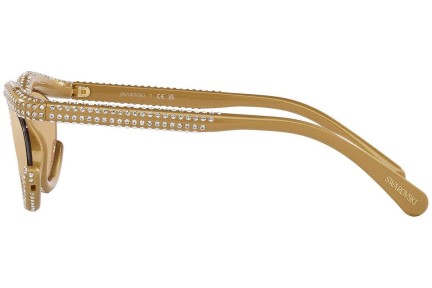 Ochelari de soare Swarovski SK6006 1022D8 Ovali Aurii