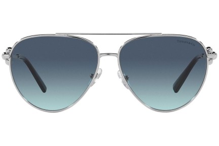 Ochelari de soare Tiffany & Co. TF3092 60019S Pilot Argintii