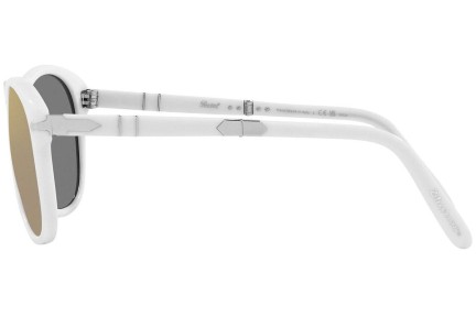 Ochelari de soare Persol PO0714SM 1191AM Pilot Albi