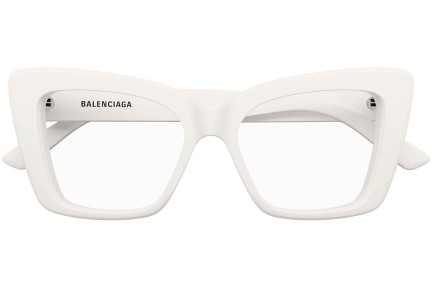 Ochelari Balenciaga BB0297O 003 Cat Eye Albi