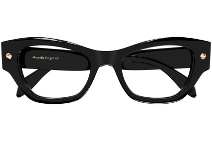 Ochelari Alexander McQueen AM0429O 001 Cat Eye Negri