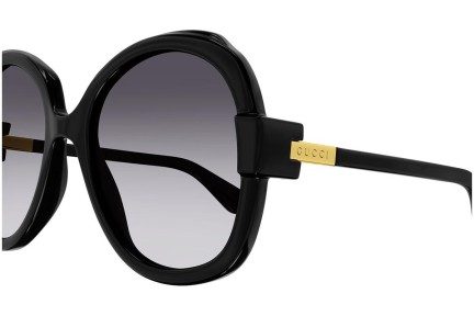 Ochelari de soare Gucci GG1432S 001 Rotunzi Negri