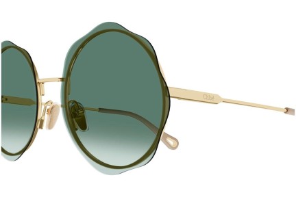 Ochelari de soare Chloe CH0202S 002 Rotunzi Aurii