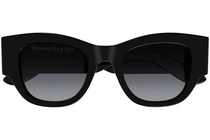 Ochelari de soare Alexander McQueen AM0420S 001 Pătrați Negri