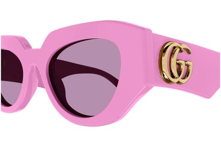 Ochelari de soare Gucci GG1421S 004 Cat Eye Roz