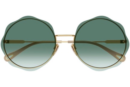 Ochelari de soare Chloe CH0202S 002 Rotunzi Aurii