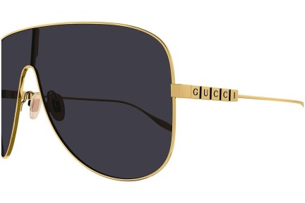 Ochelari de soare Gucci GG1436S 001 Lentilă unică | Shield Aurii