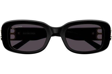 Ochelari de soare Balenciaga BB0310SK 001 Dreptunghiulari Negri