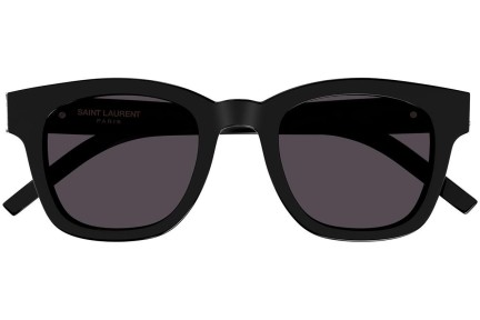 Ochelari de soare Saint Laurent SLM124 001 Dreptunghiulari Negri