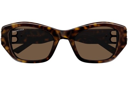 Ochelari de soare Balenciaga BB0311SK 002 Dreptunghiulari Havana