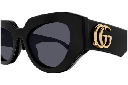 Ochelari de soare Gucci GG1421S 001 Cat Eye Negri