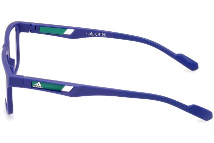 Ochelari Adidas Sport SP5056 092 Dreptunghiulari Albaștri