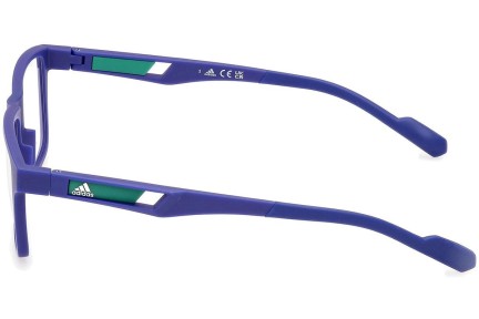 Ochelari Adidas Sport SP5058 092 Dreptunghiulari Albaștri