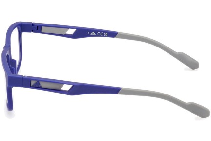 Ochelari Adidas Sport SP5055 092 Dreptunghiulari Albaștri