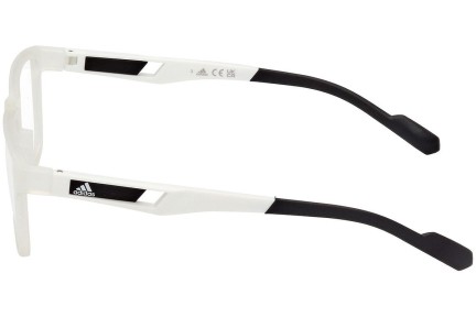 Ochelari Adidas Sport SP5058 026 Dreptunghiulari Albi