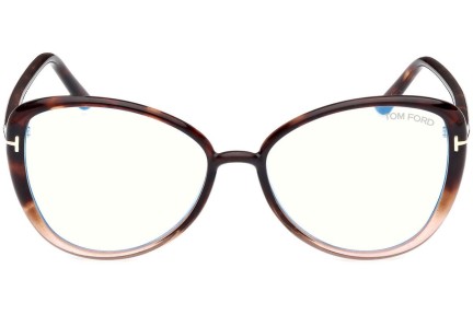 Ochelari Tom Ford FT5907-B 056 Cat Eye Havana