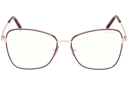 Ochelari Tom Ford FT5906-B 069 Cat Eye Roșii