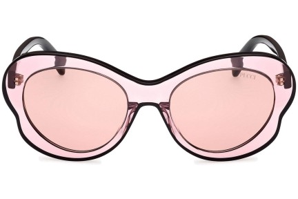 Ochelari de soare Emilio Pucci EP0221 74S Rotunzi Roz