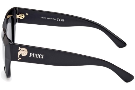 Ochelari de soare Emilio Pucci EP0215 01A Pătrați Negri