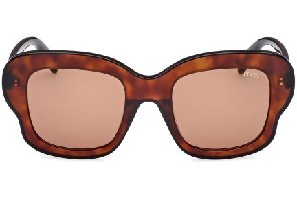 Ochelari de soare Emilio Pucci EP0220 56E Pătrați Havana