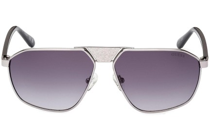 Ochelari de soare Guess GU00086 08B Pilot Argintii