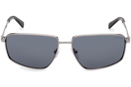 Ochelari de soare Guess GU00088 08D Polarized Dreptunghiulari Argintii