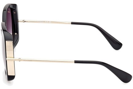 Ochelari de soare Max Mara Malibu9 MM0079 01B Pătrați Negri