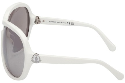 Ochelari de soare Moncler Ellesole ML0284 21C Specială Albi