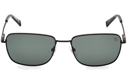 Ochelari de soare Timberland TB9338 02R Polarized Dreptunghiulari Negri