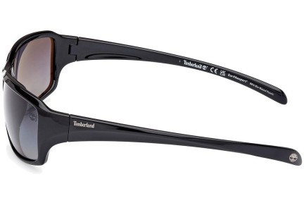 Ochelari de soare Timberland TB9332 01D Polarized Pătrați Negri