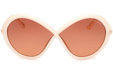 Ochelari de soare Tom Ford Jada FT1070 25T Specială Bej